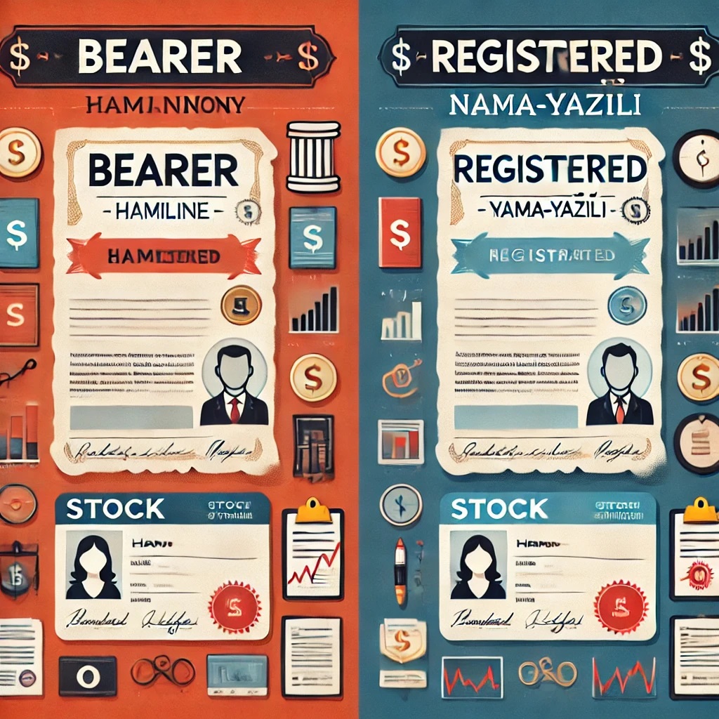 Question 50. What are bearer and registered shares?