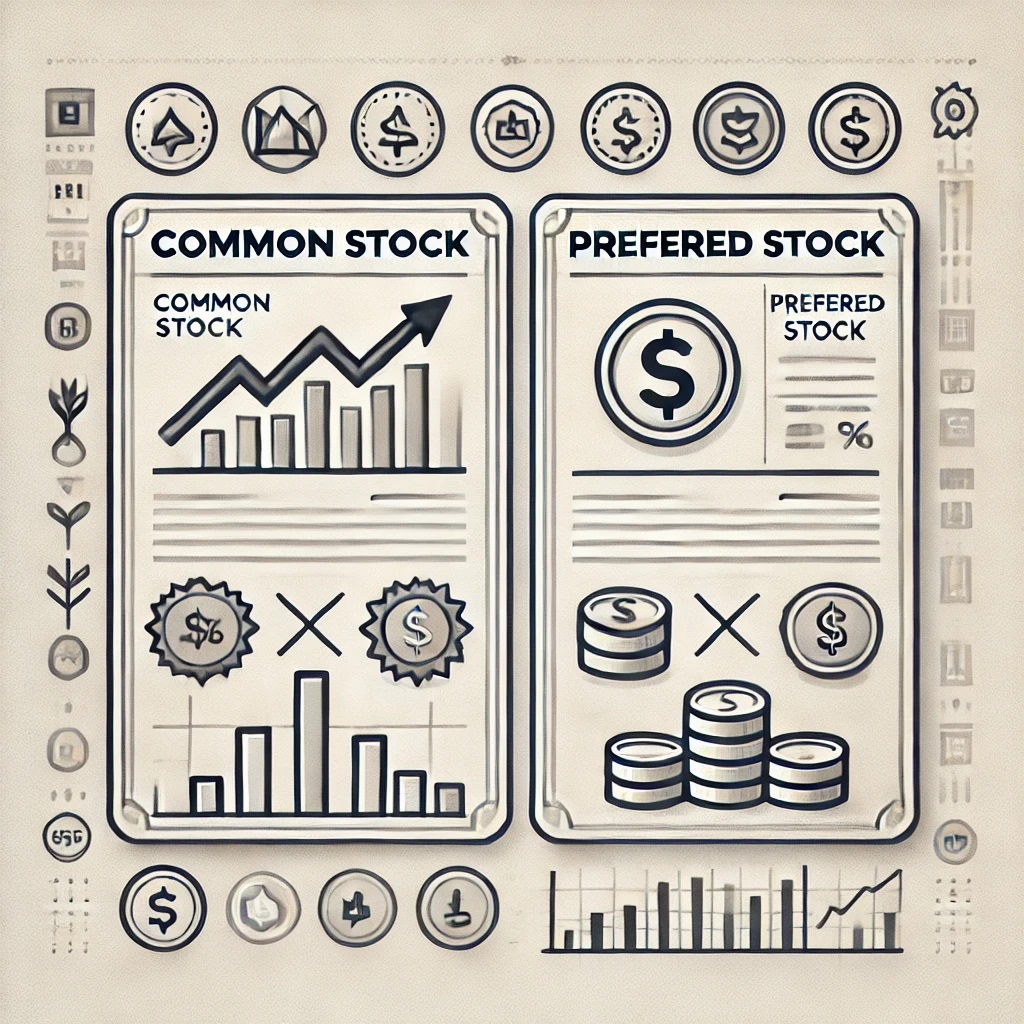 Question 51. What are common and preferred shares?